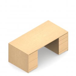Bureau à deux caissons pleine hauteur, 72 po L x 30 po P Model Thumbnail