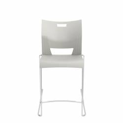 Tabouret de comptoir sans accoudoirs, dossier et siège en polypropylène Tabouret de comptoir sans accoudoirs, dossier et siège en polypropylène Model Thumbnail