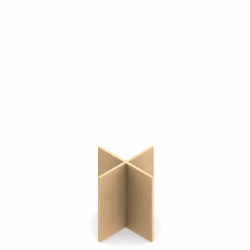 Piétement en « X » pour dessus circulaires Model Thumbnail