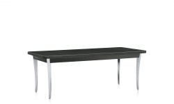 Table de salon, pieds en aluminium poli, dessus en stratifié haute pression Table de salon, pieds en aluminium poli, dessus en stratifié haute pression Model Thumbnail