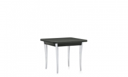 End Table, Polished Aluminum Legs, High Pressure Laminate Top Model Thumbnail