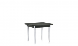 Table de bout, pieds en aluminium poli, dessus en stratifié haute pression Table de bout, pieds en aluminium poli, dessus en stratifié haute pression Model Thumbnail