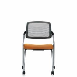 Chaise gigogne avec assise rabattable sans accoudoirs, roulettes Chaise gigogne avec assise rabattable sans accoudoirs, roulettes Model Thumbnail