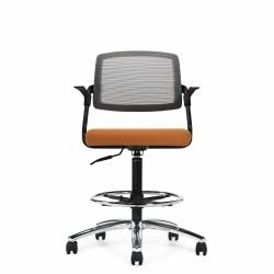 Spritz - mesh task chair - task chair - ergonomic chair - office mesh chair - ergonomic task chair - lumbar support for office chair - nesting chairs - Drafting Stool
