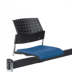 Module-siège sans accoudoirs, assise rembourrée Module-siège sans accoudoirs, assise rembourrée Model Thumbnail