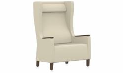Fauteuil bariatrique une place à dossier en confessionnal, appui-tête Fauteuil bariatrique une place à dossier en confessionnal, appui-tête Model Thumbnail