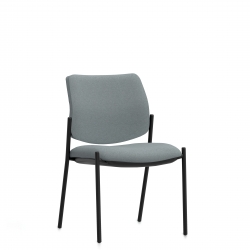 Chaise d'appoint à dossier bas et fixations dissumulées Chaise d'appoint à dossier bas et fixations dissumulées Model Thumbnail