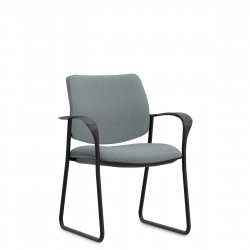 Fauteuil à dossier bas, fixations dissumulées et piétement monobloc Fauteuil à dossier bas, fixations dissumulées et piétement monobloc Model Thumbnail