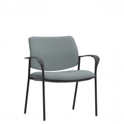 Fauteuil à dimensions moyennes et dossier bas, fixations dissimulées Fauteuil à dimensions moyennes et dossier bas, fixations dissimulées Model Thumbnail