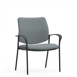 Fauteuil à dimensions moyennes et dossier haut, fixations dissimulées Fauteuil à dimensions moyennes et dossier haut, fixations dissimulées Model Thumbnail