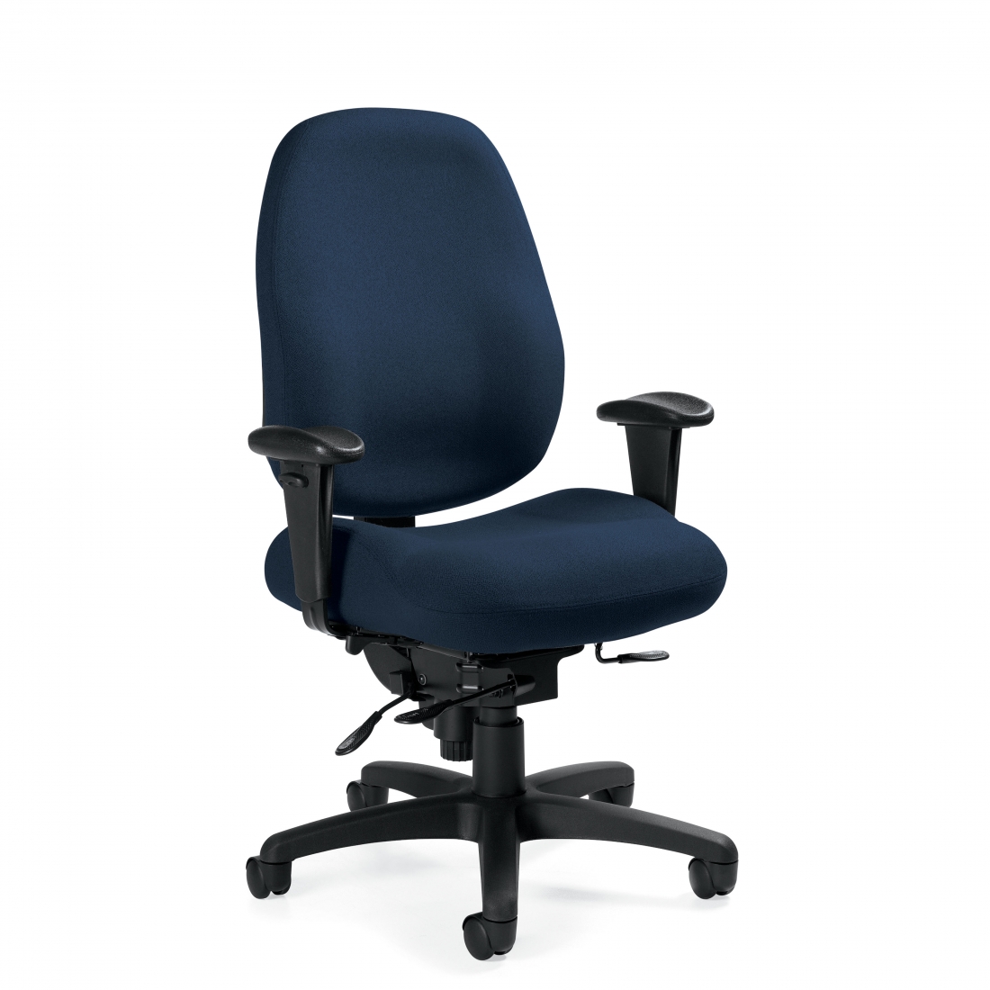 Global Furniture Group, This state-of-the-art multi-shift, intensive use seating is designed with a wide range of adjustment
